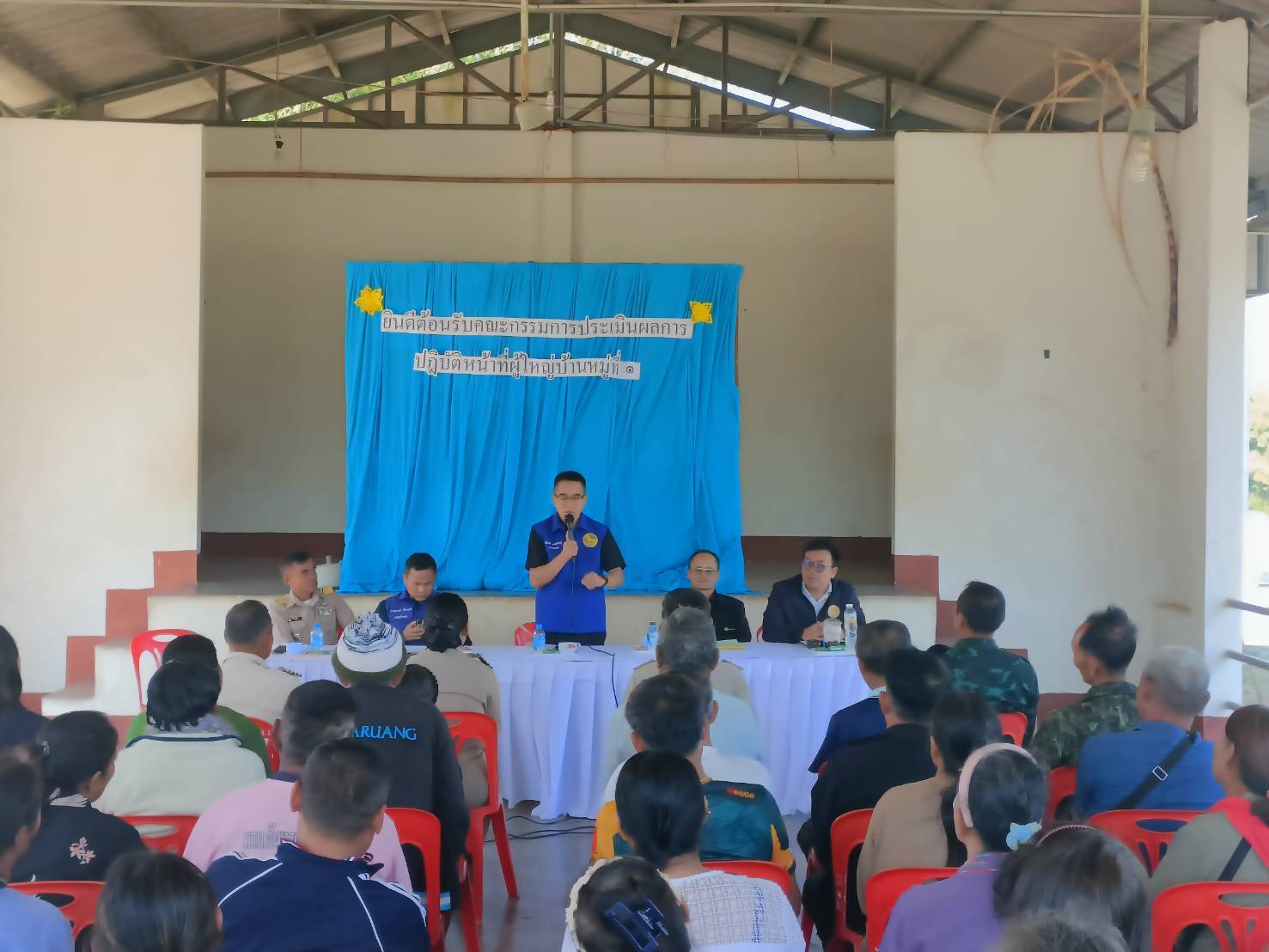 พช.ดอนตาลร่วมประเมินผลการปฏิบัติหน้าที่ของผู้ใหญ่บ้านที่ดำรงตำแหน่งครบรอบการประเมิน 4 ปี บ้านเหล่าหมี หมู่ที่ 1 ตำบลเหล่าหมี