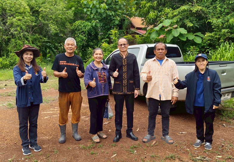 พช.ดอนตาล ติดตามสนับสนุนการดำเนินการพัฒนาศูนย์เรียนรู้ โคก หนอง นา พัฒนาชุมชน พื้นที่ตำบลดอนตาล